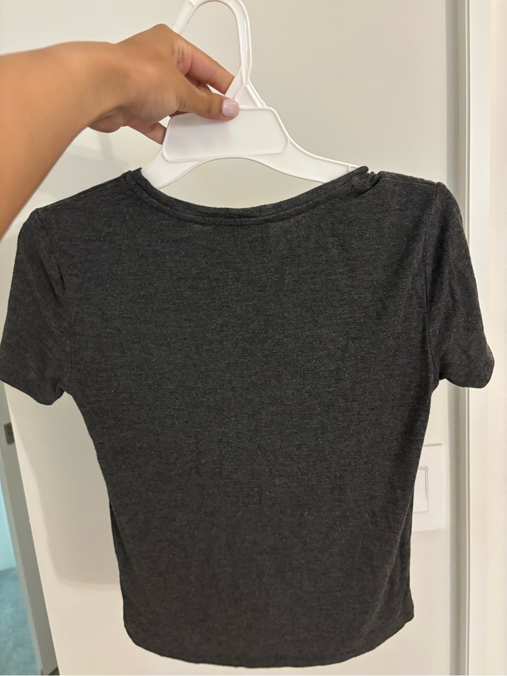 Babaton Heather Charcoal Crewneck Tee